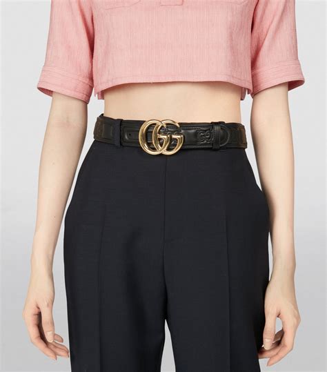 gucci blondie wide belt|Gucci marmont belt 4cm.